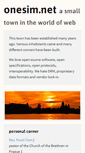 Mobile Screenshot of onesim.net