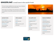 Tablet Screenshot of onesim.net